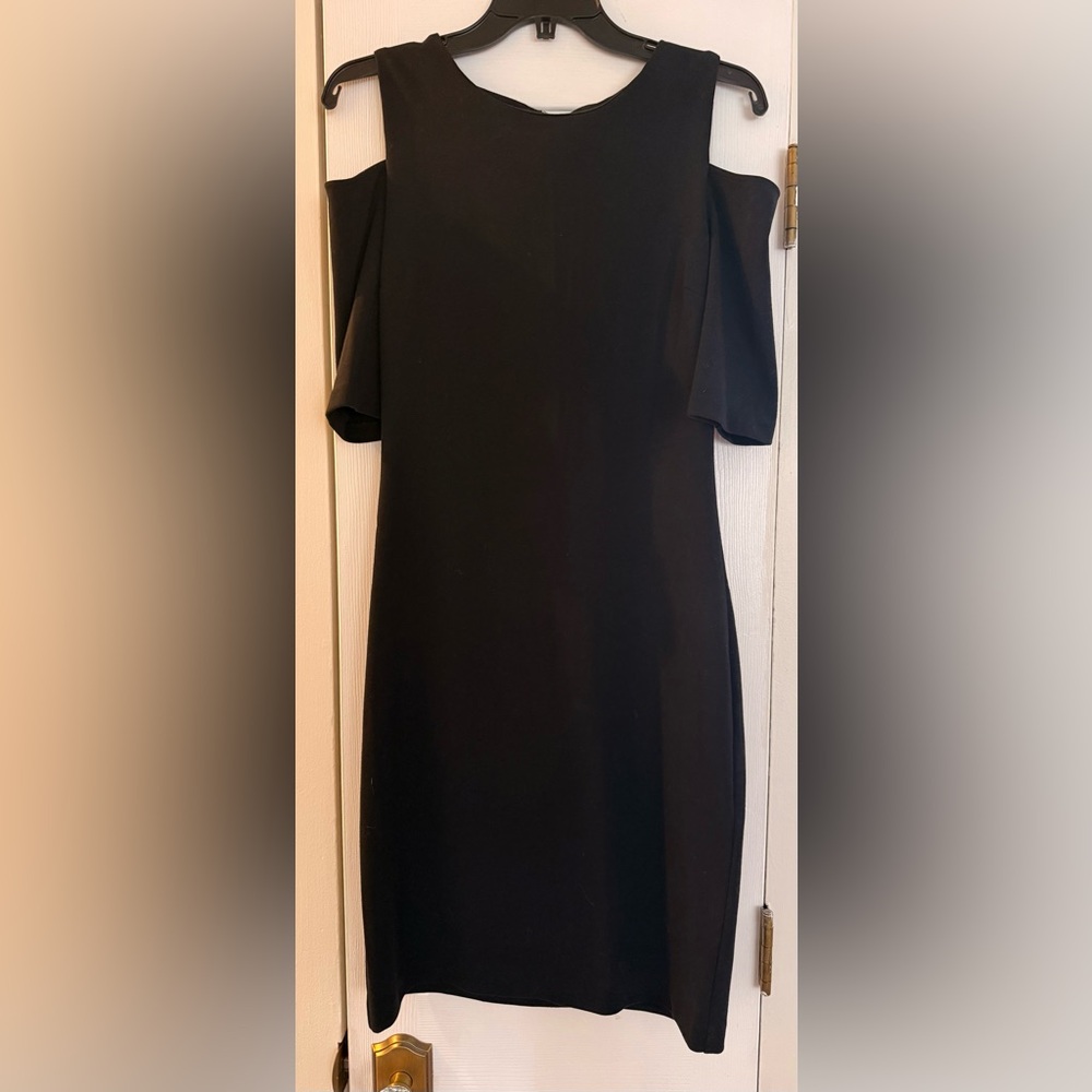 MICHAEL Michael Kors Black Cold Shoulder Dress